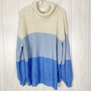 Popsugar | Mock Neck Knit Sweater Size XL